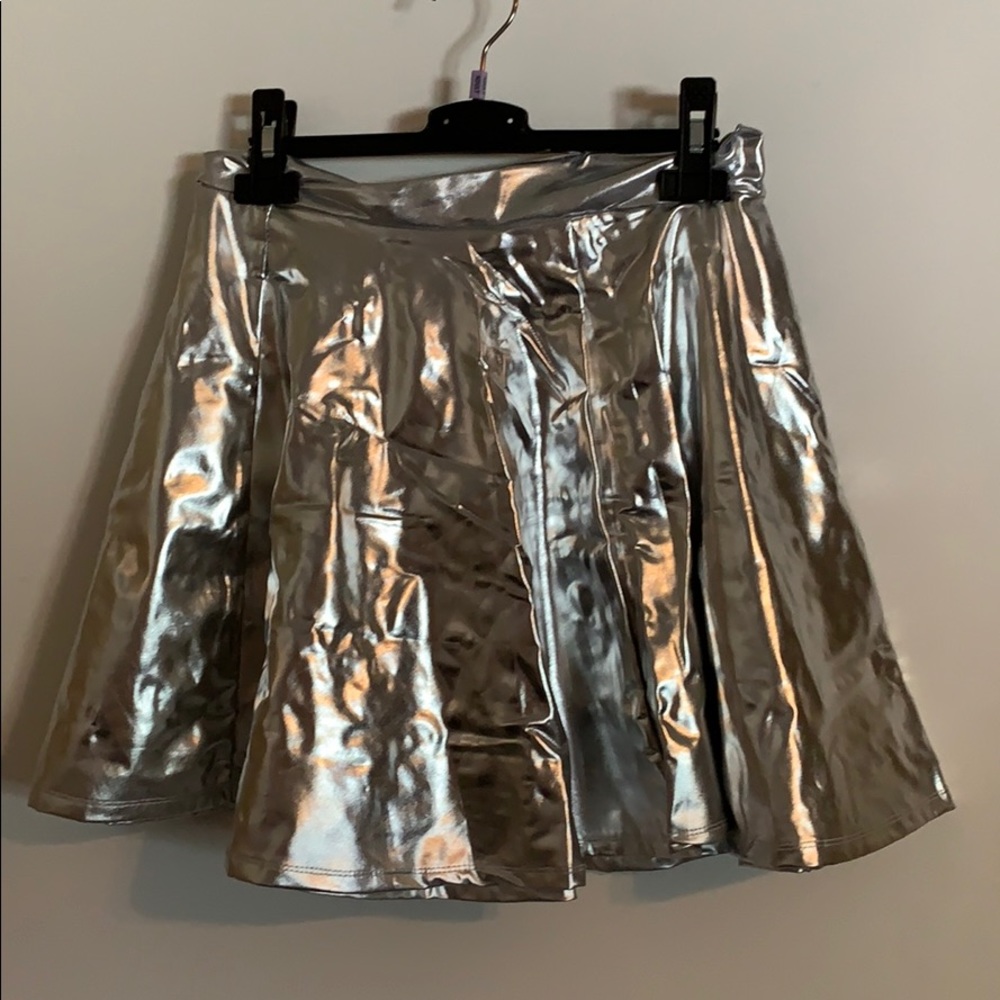 Metallic skirt